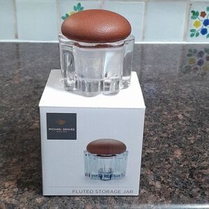 Michael Graves Fluted Storage Jar...NEW...